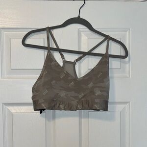 PINK Victoria's Secret Brown Sports Bra with Racerback